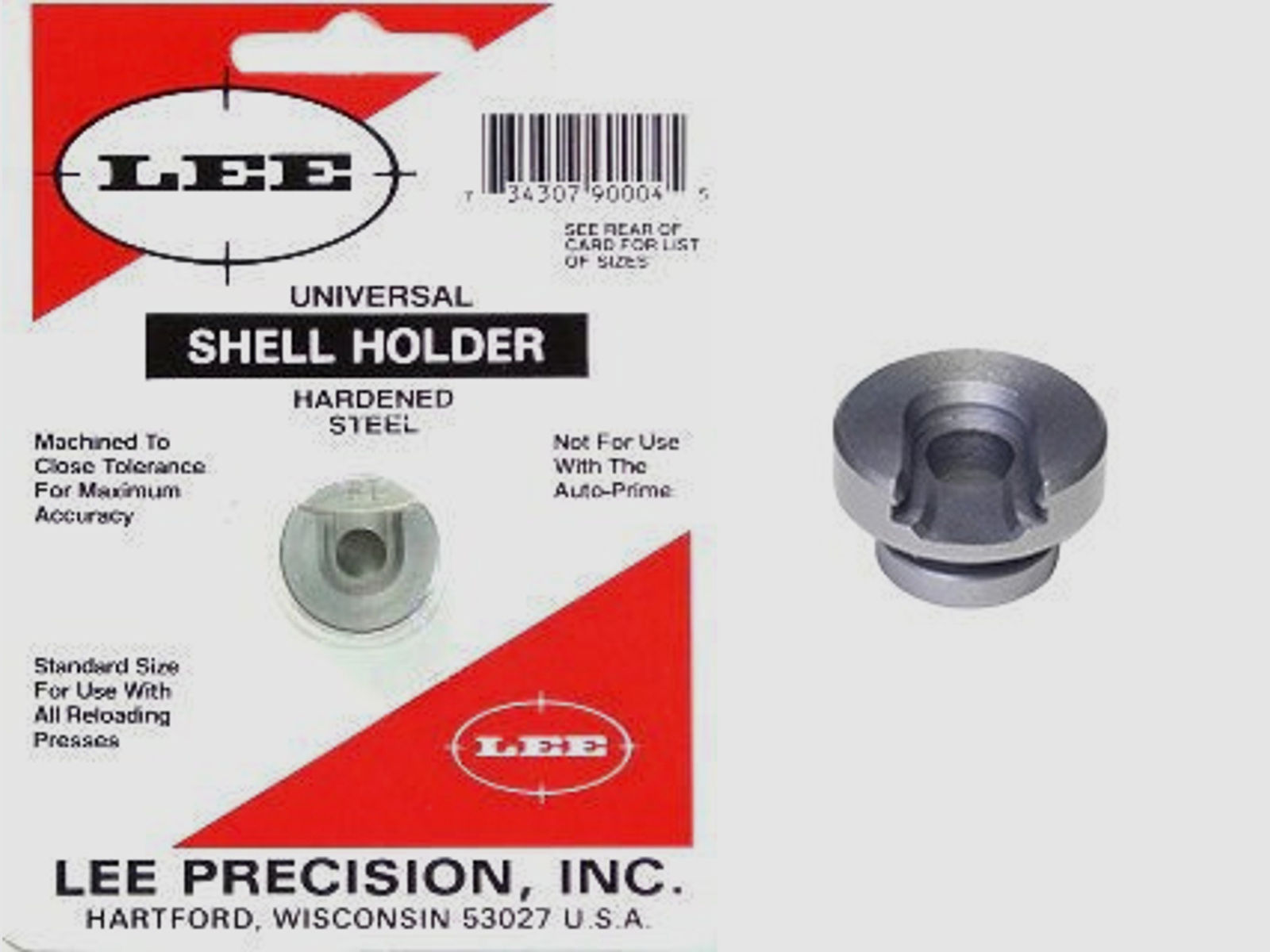 LEE Universal Press Shell Holders | Hülsenhalter > 25 Größen für fast alle Kaliber #1,2,3,4,5. .. 25