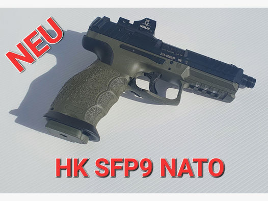 HK SFP9 NATO - HALBAUTOMATISCHE PISTOLE - OPTICAL READY - TACTICAL - 9 MM LUGER -