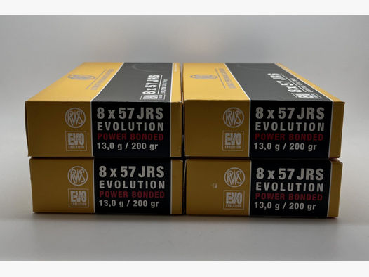 8x57 IRS RWS Evolution power bonded 13,0g/200gr - 80 Schuss