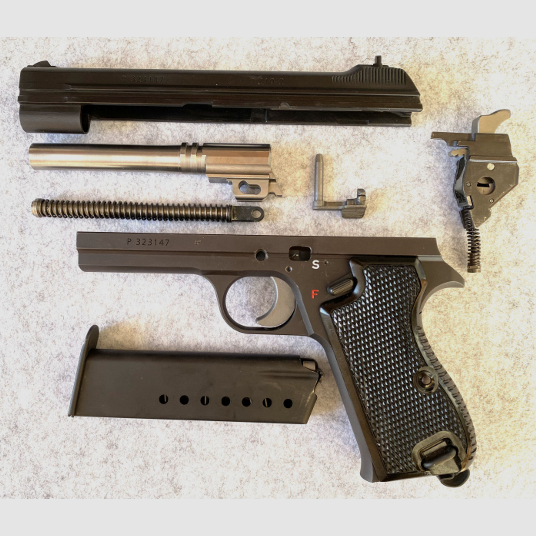 TOP original Schweizer Pistole SIG P 210-2, (SIG P210, P210-2), wie NEU