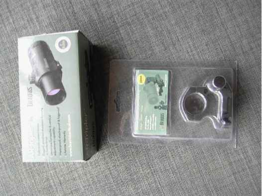 Magnifier Burris AR-Trippler mit abklappbaren Tactical AR-QD Pivot Ring