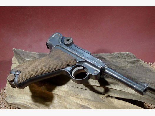 Sammlerwaffe ! Pistole DWM P08, Luger, Pistole 08 von 1918, 9mm Luger, Guter Zustand !