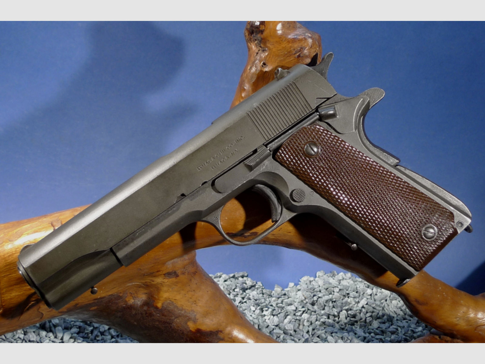 Sammler Waffe ! Ithaca 1911 A1 Pistole, "United States Property", wie Colt ! Nicht P08, C96, K98 !