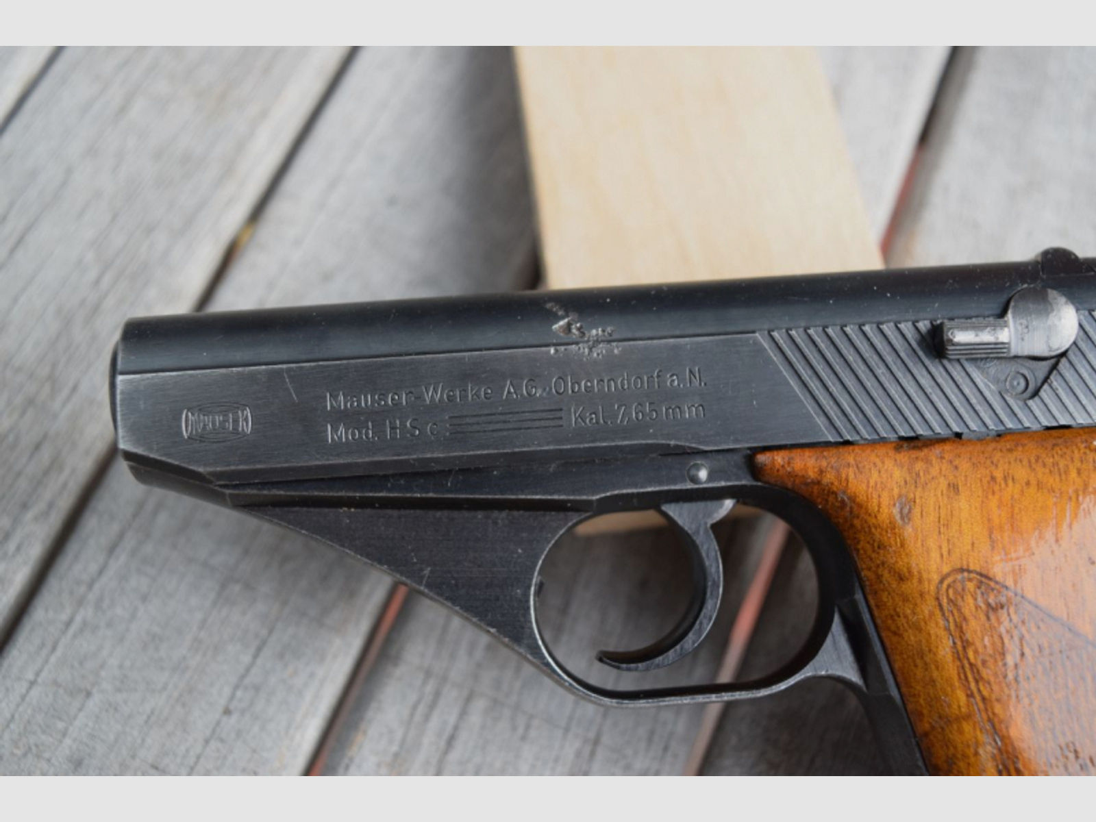 Deutschland Mauser HSc Pistole Kal. 7,65 Sammlerwaffe