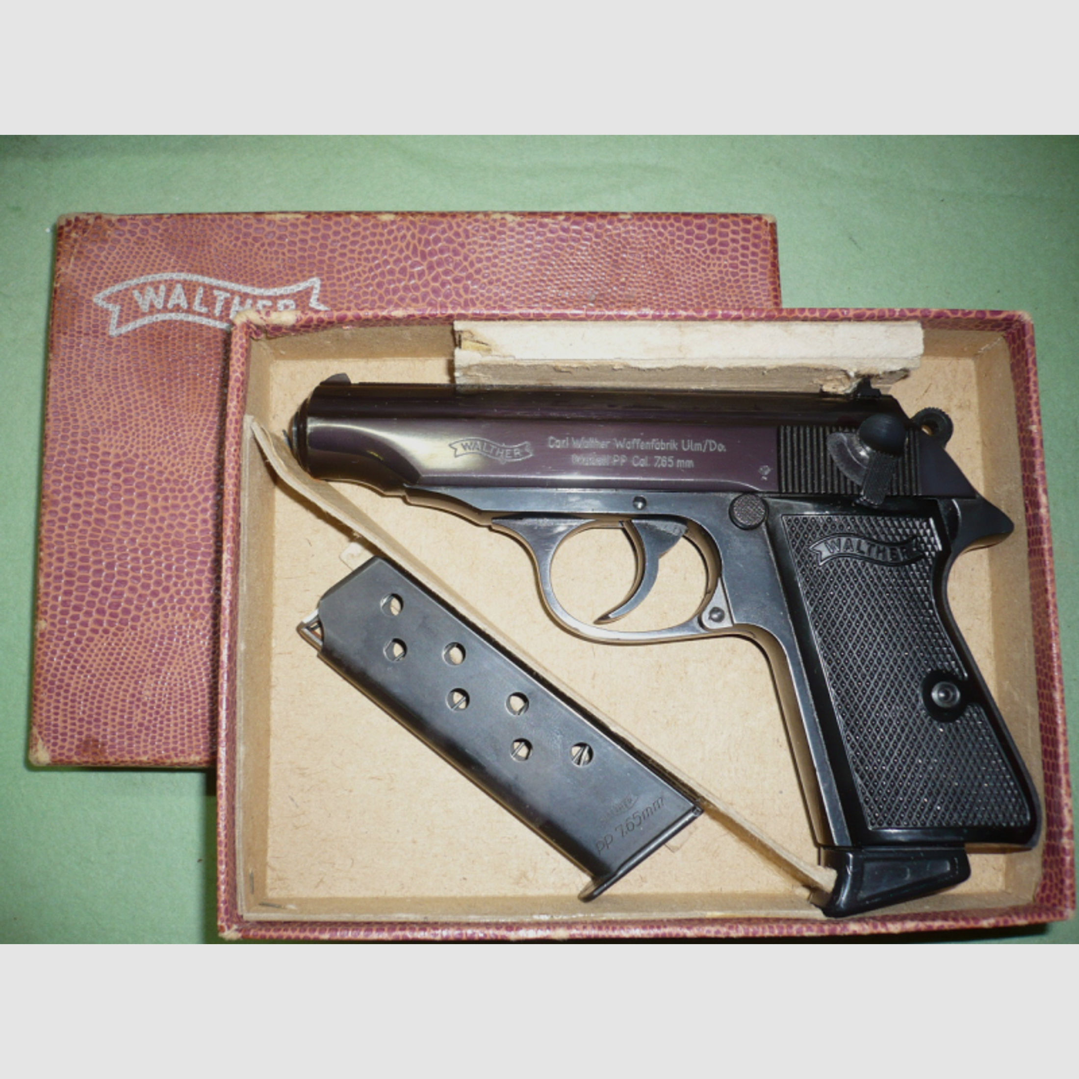 1 Pistole Walther PP, Kal. 7,65mmBrowning