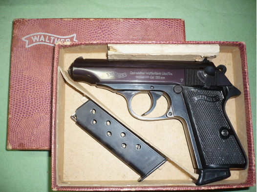 1 Pistole Walther PP, Kal. 7,65mmBrowning