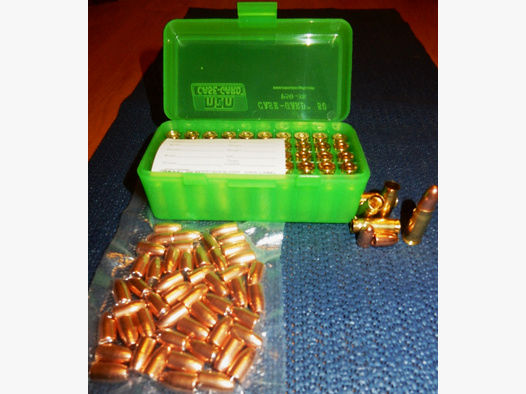 7,63×25mm Mauser / .30 Mauser Ladeset / Ladekit 50 Hülsen in NEUER BOX + Geschosse