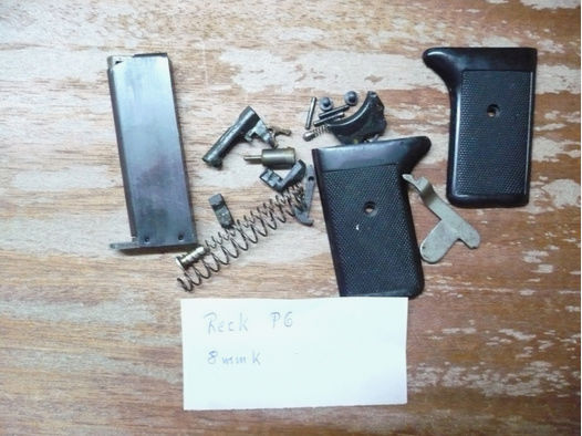 Ersatzteile SRS Pistole Reck P6, Kal. 8mmK
