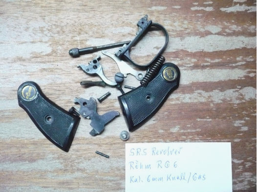 Ersatzteile SRS Revolver Röhm RG6, Kal. 6mmKnall