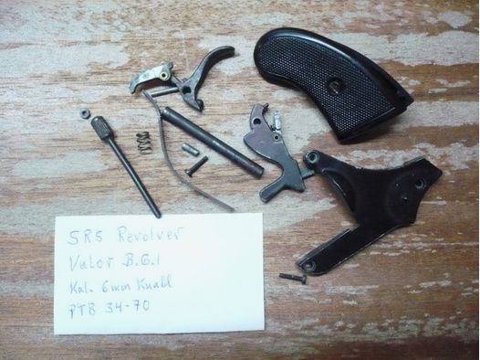 Ersatzteile SRS Revolver Valor B.G.I., Kal. 6mmKnall