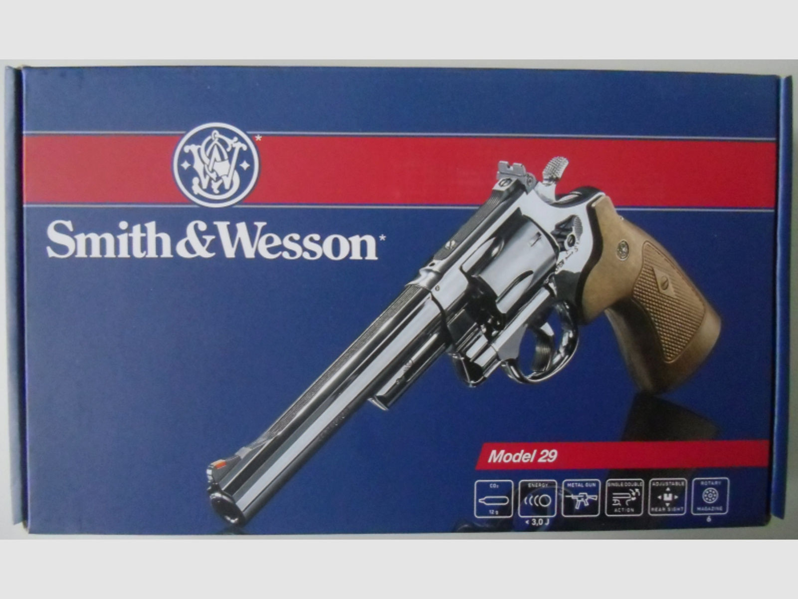 UMAREX Revolver Colt M29 3 Zoll CO2 5.8383 wie neu und ungeschossen in OVP + 20 Hülsen