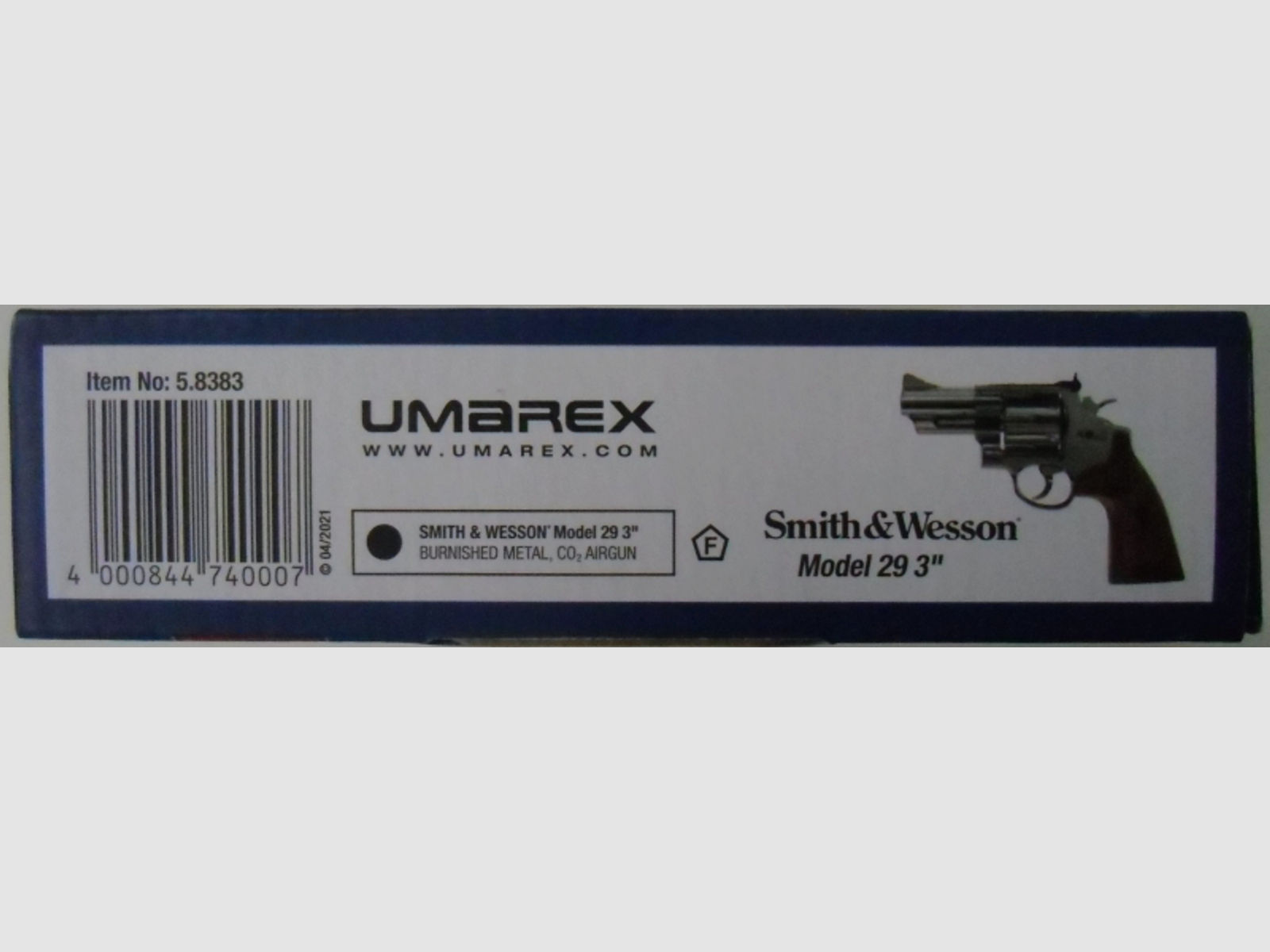 UMAREX Revolver Colt M29 3 Zoll CO2 5.8383 wie neu und ungeschossen in OVP + 20 Hülsen