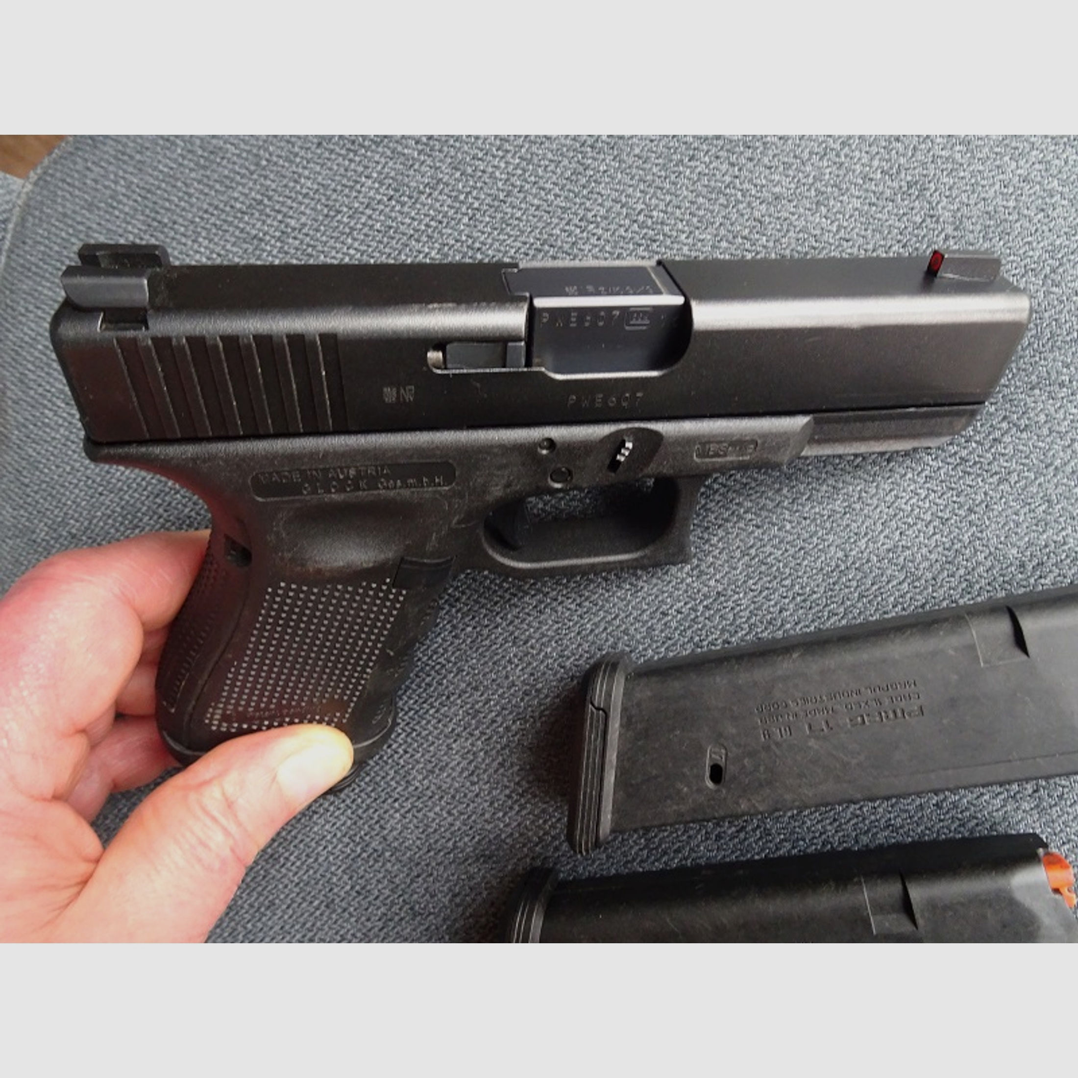 Halbautom. Pistole Glock, Modell 19, Gen 4, Kal. 9mm Luger