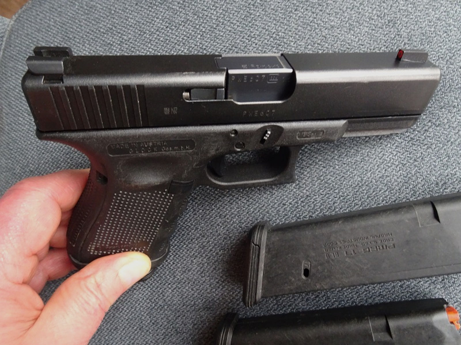 Halbautom. Pistole Glock, Modell 19, Gen 4, Kal. 9mm Luger