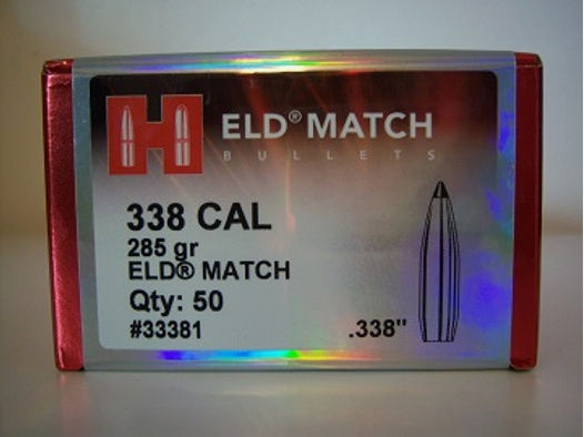 Hornady Geschosse 50 St. .338(.338 Dia.) - 285-ELD-Match-#33381
