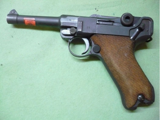 1 Pistole DWM 1918 P08, Kal. 9mmLuger