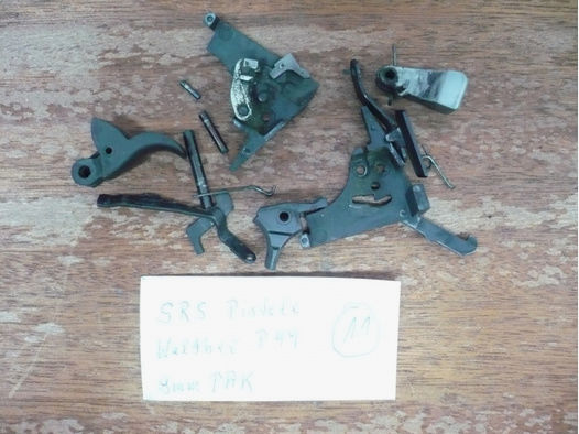 Ersatzteile SRS Pistole Walther P99, Kal. 9mmPAK
