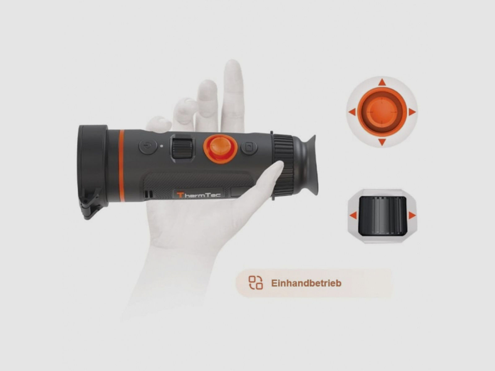 ThermTec WILD 650 Wärmebildkamera | 640x512 Sensor | Fingerfokussierung | NETD unter 18 mK