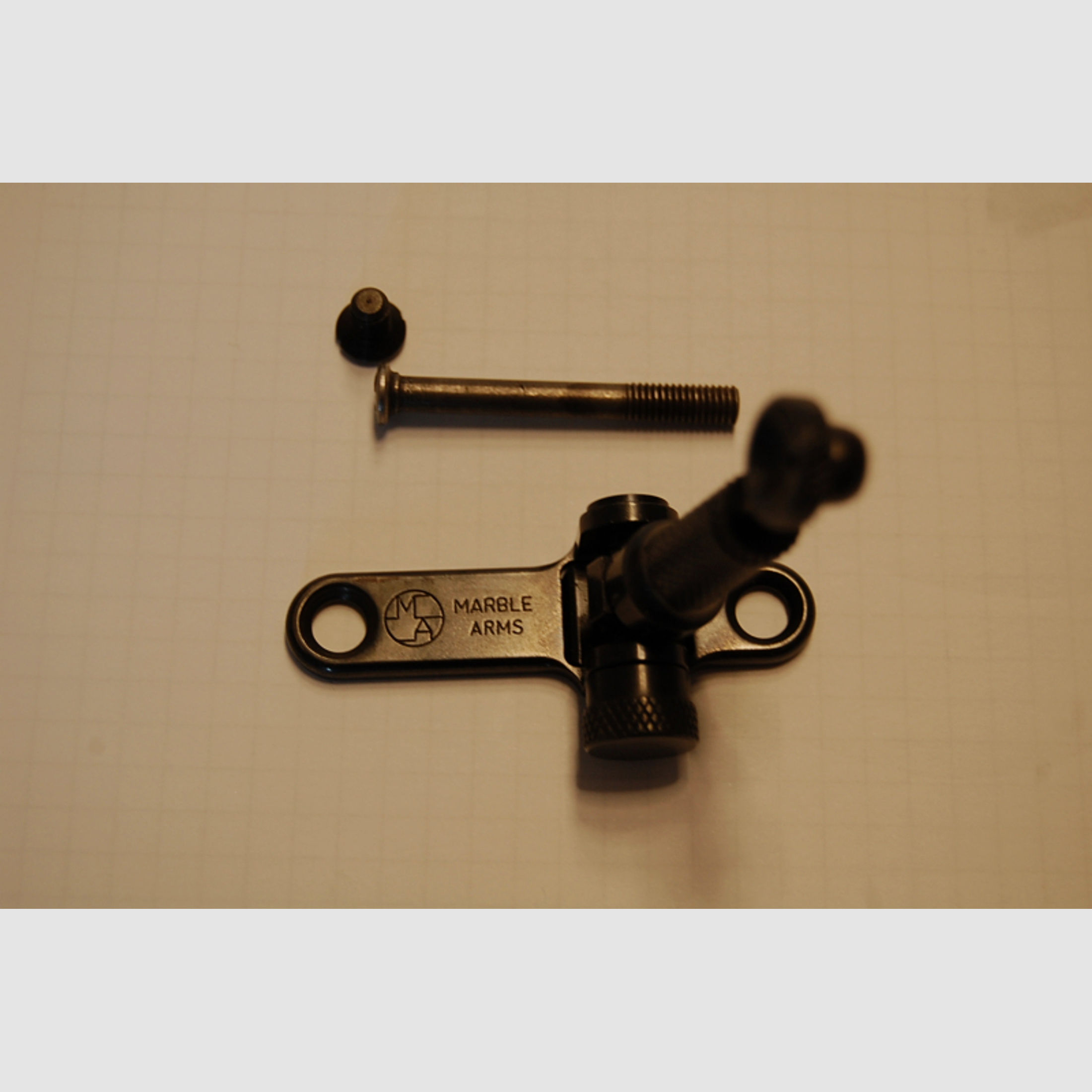 Marble Arms Peep Tang Sight. Diopter