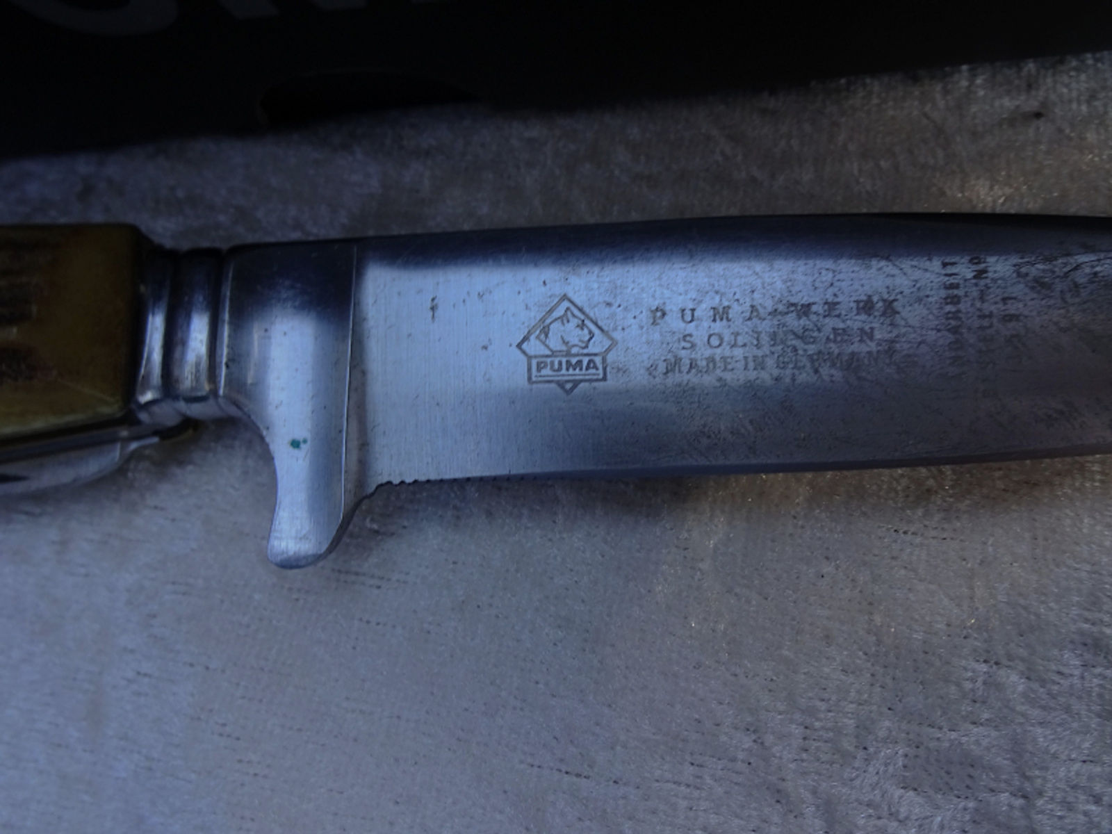 uraltes PUMA Messer "Waidmesser für Schalenwild", selten