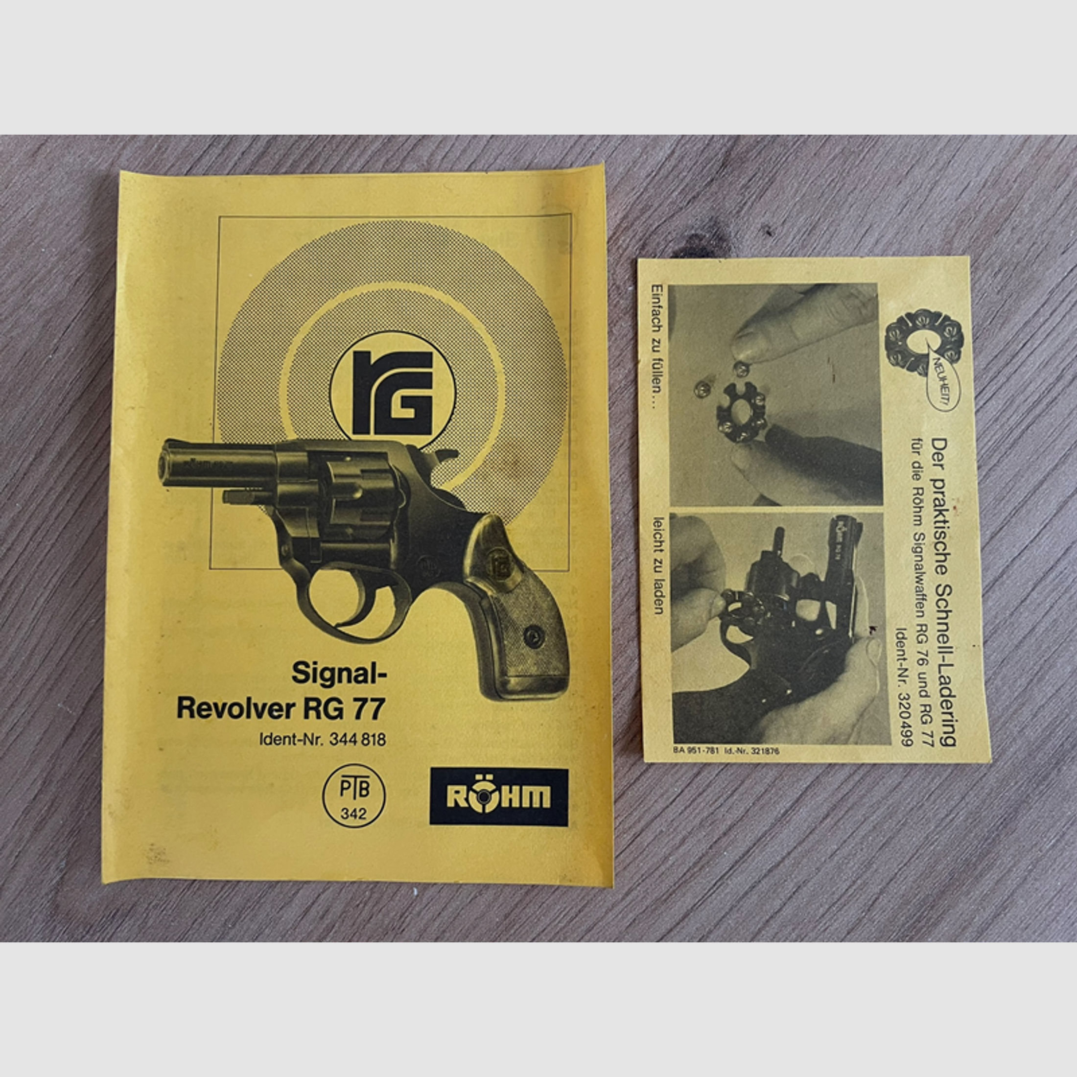 Signal-Revolver RÖHM RG 77 im Kaliber .22 Knall