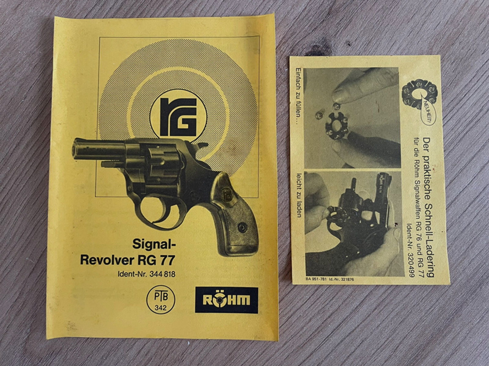 Signal-Revolver RÖHM RG 77 im Kaliber .22 Knall
