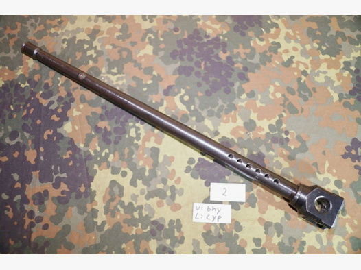MG42 DEKO Rohr Deko-Lauf demilitarisiert Hersteller "bhy" und "cyp" original 2.WK kein MG34 (Nr.2)