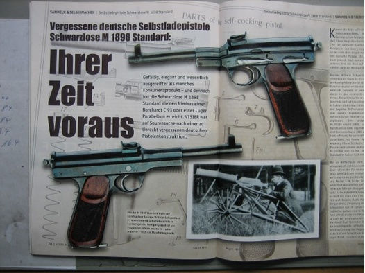 Visier - Heft : ** Selbstladepistolen Schwarzlose M 1898 **