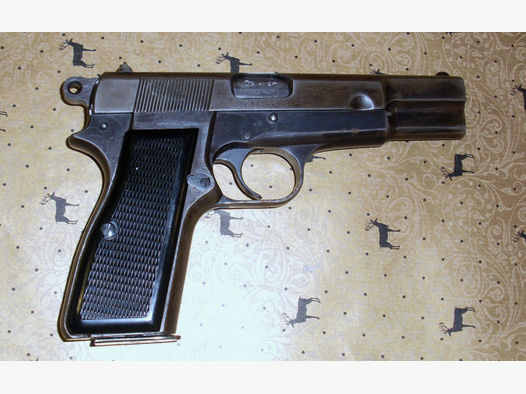Pistole FN Highpower , Kal. 9 mm Luger Waa abgenommen