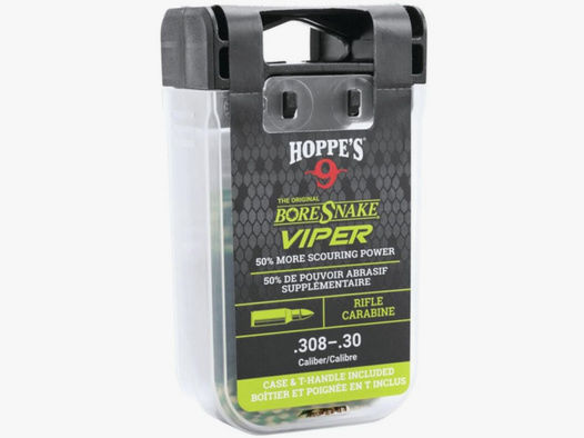 Hoppe`s BoreSnake Reinigungsschnur VIPER BOXED Kaliber .308, 7,62mm RIFLE / Büchsen #24015VD