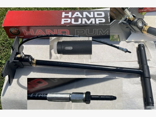 Hatsan Druckluft Handpumpe für Luftgewehr 200 bar Weihrauch Adapter statt Kompressor Luftentfeuchter