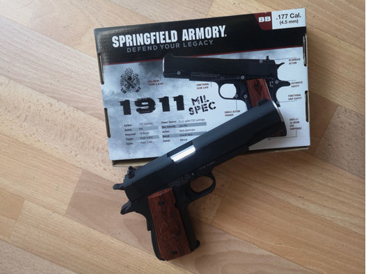 Springfield Amory 1911 CO 2 Pistole 4,5 mm Neuwerig