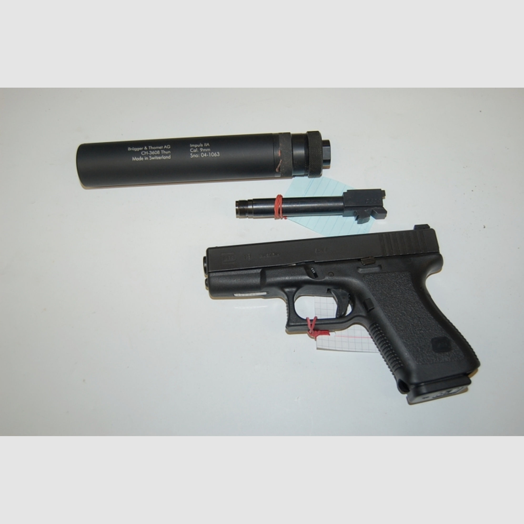 Schalldämpferpistole Glock 19 Kal 9x19mm Neuware