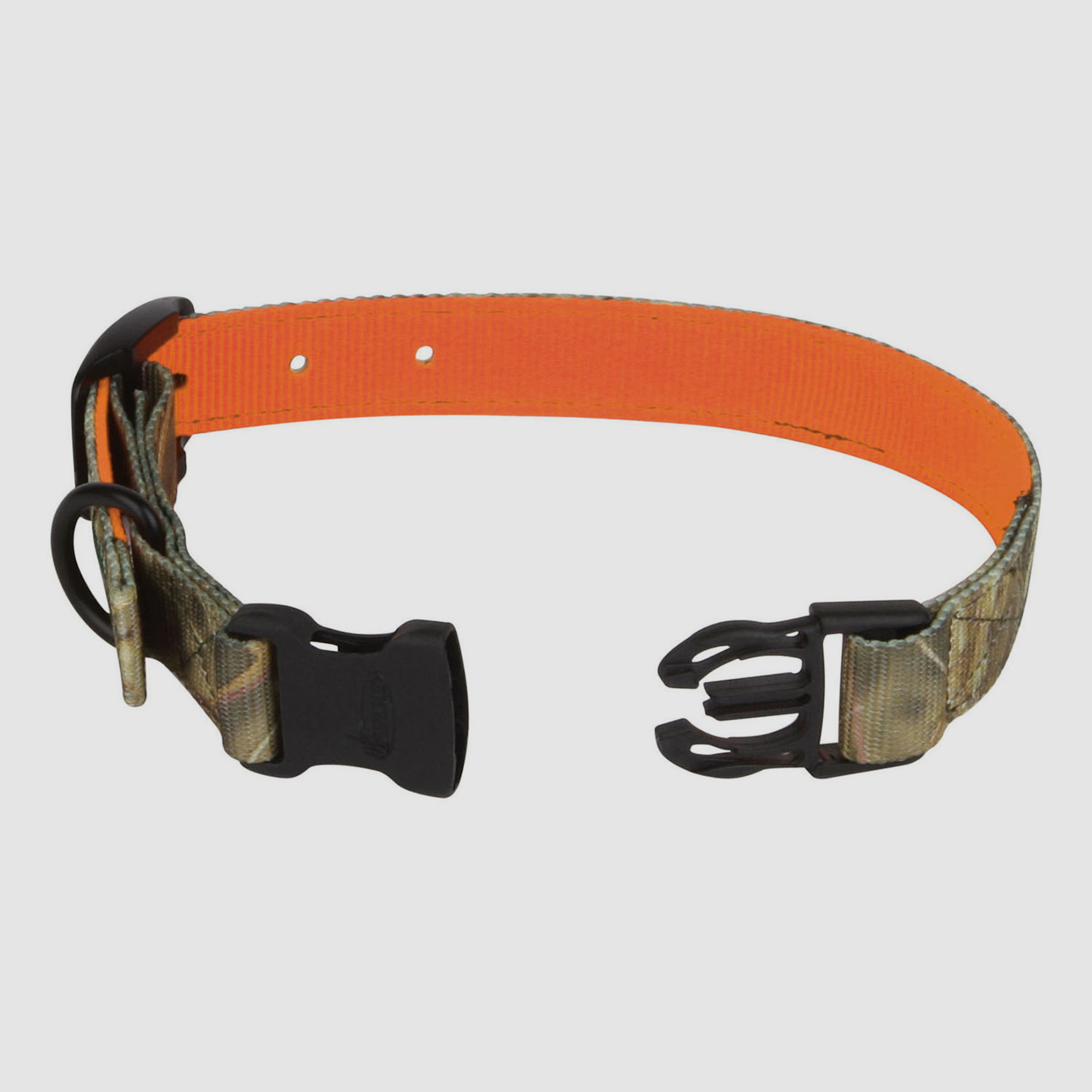 Halsband Reversible Collar Camo to Blaze Orange - L