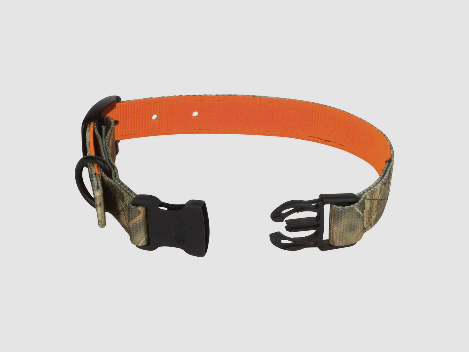 Halsband Reversible Collar Camo to Blaze Orange - M