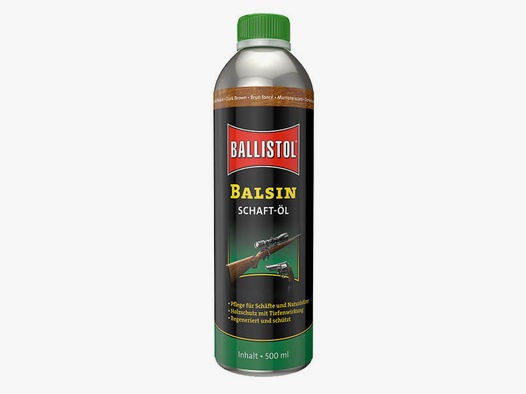 Balsin Schaftöl dunkelbraun - 500ml Flasch