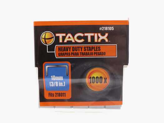 Tactix Klammern für Handtacker - 10mm
