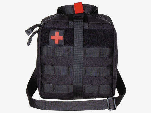 MFH Erste-Hilfe Tasche schwarz, Molle kompatibel