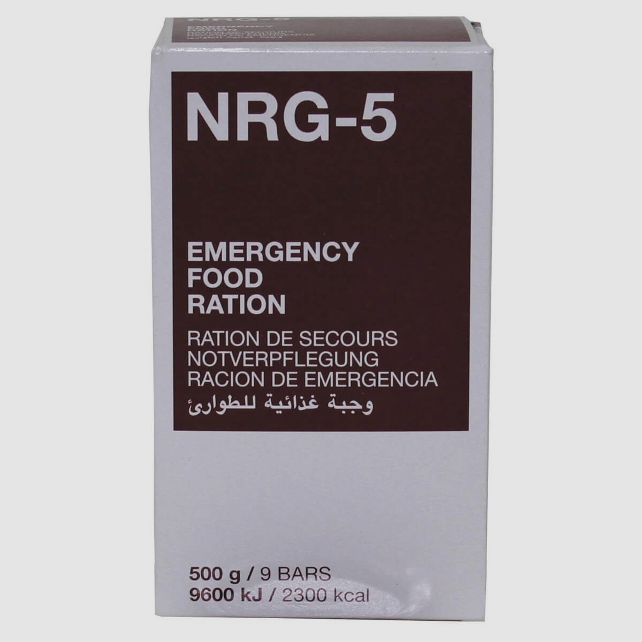 NRG-5 Notverpflegung, 500g (9 Riegel)
