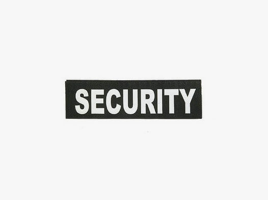 Reflektierender Security Klett Patch - Klein