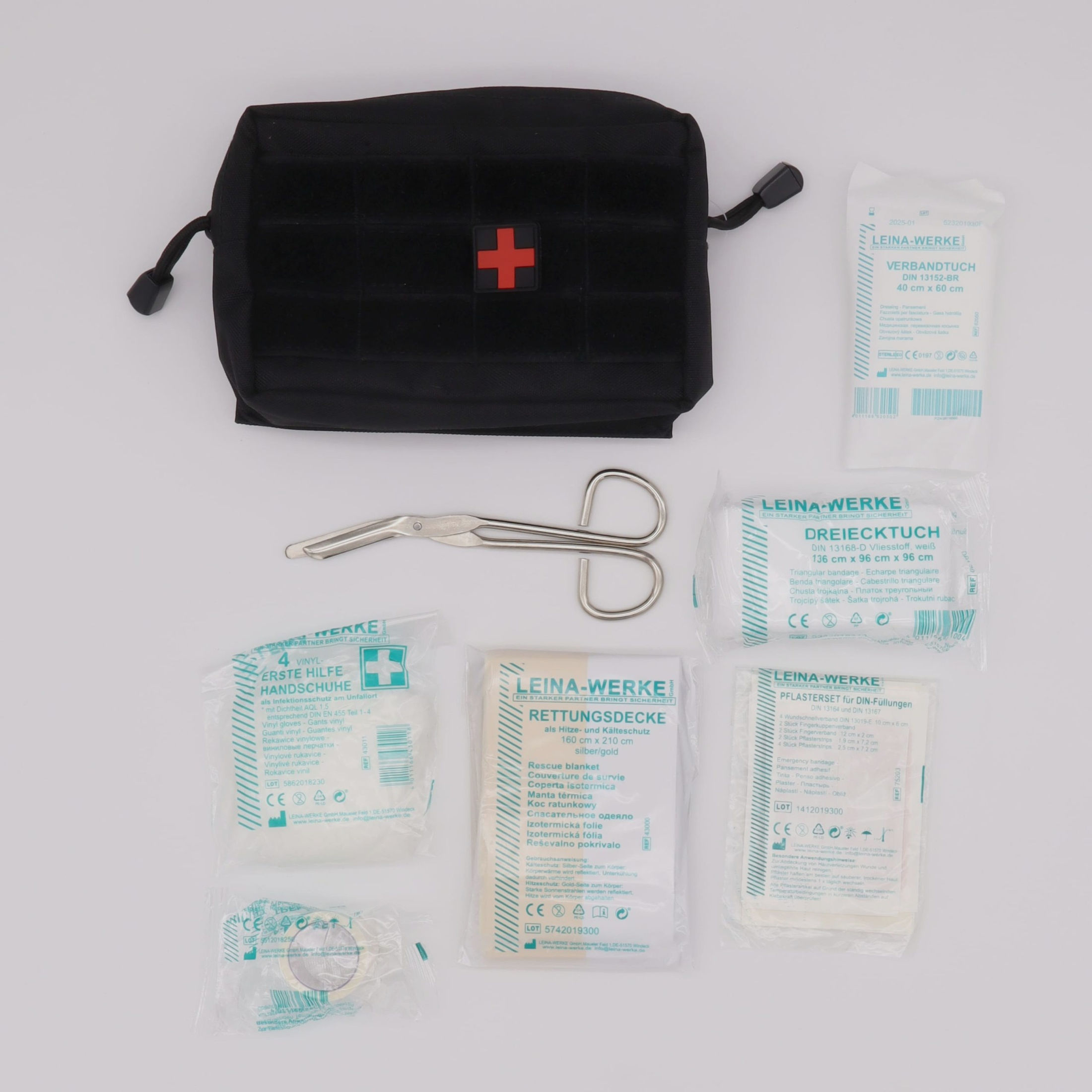 First Aid Set Leina Pro 25tlg. Schwarz