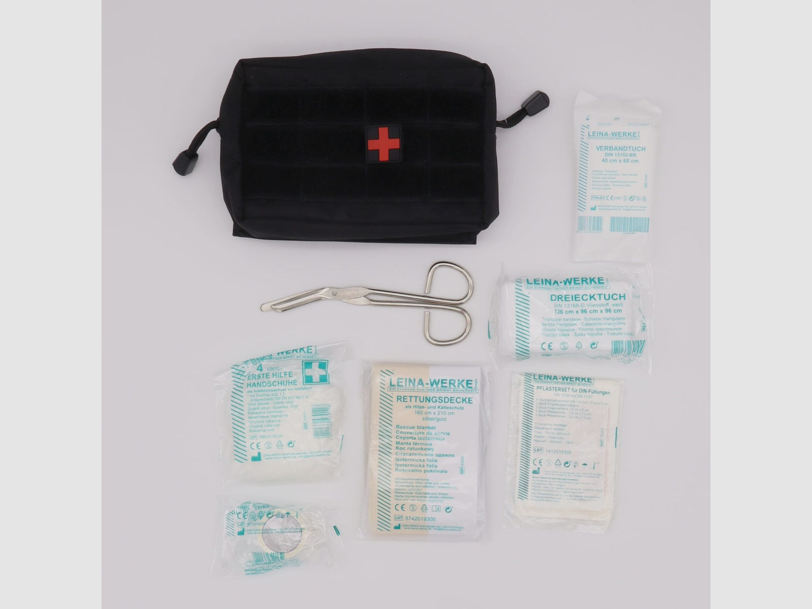 First Aid Set Leina Pro 25tlg. Schwarz