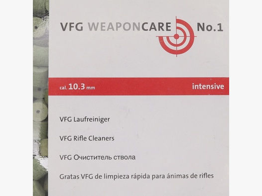 VFG Laufreiniger ''Intensive'' - 10,3mm (500stk.)