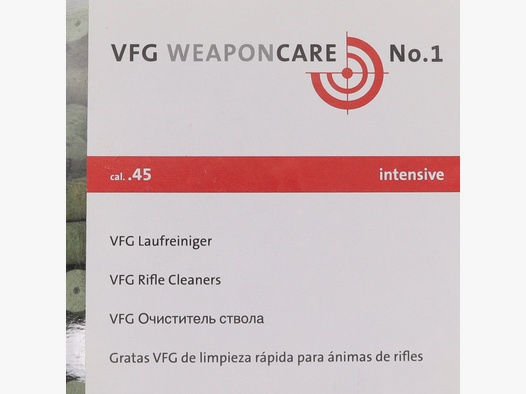 VFG Laufreiniger ''Intensive'' - .45 (250stk.)