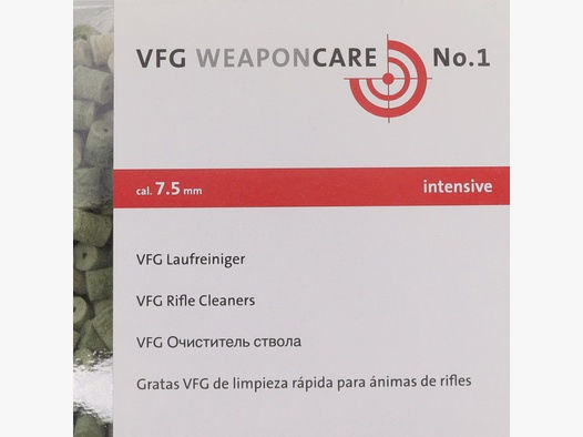 VFG Laufreiniger ''Intensive'' - 7,5mm (50Stk.)