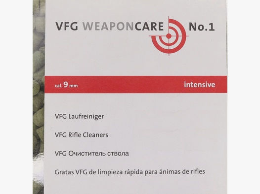 VFG Laufreiniger ''Intensive'' - 9mm (40Stk.)