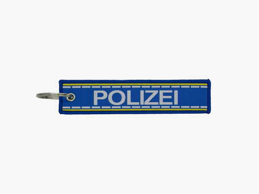 Polizei Blau Schlüsselanhänger