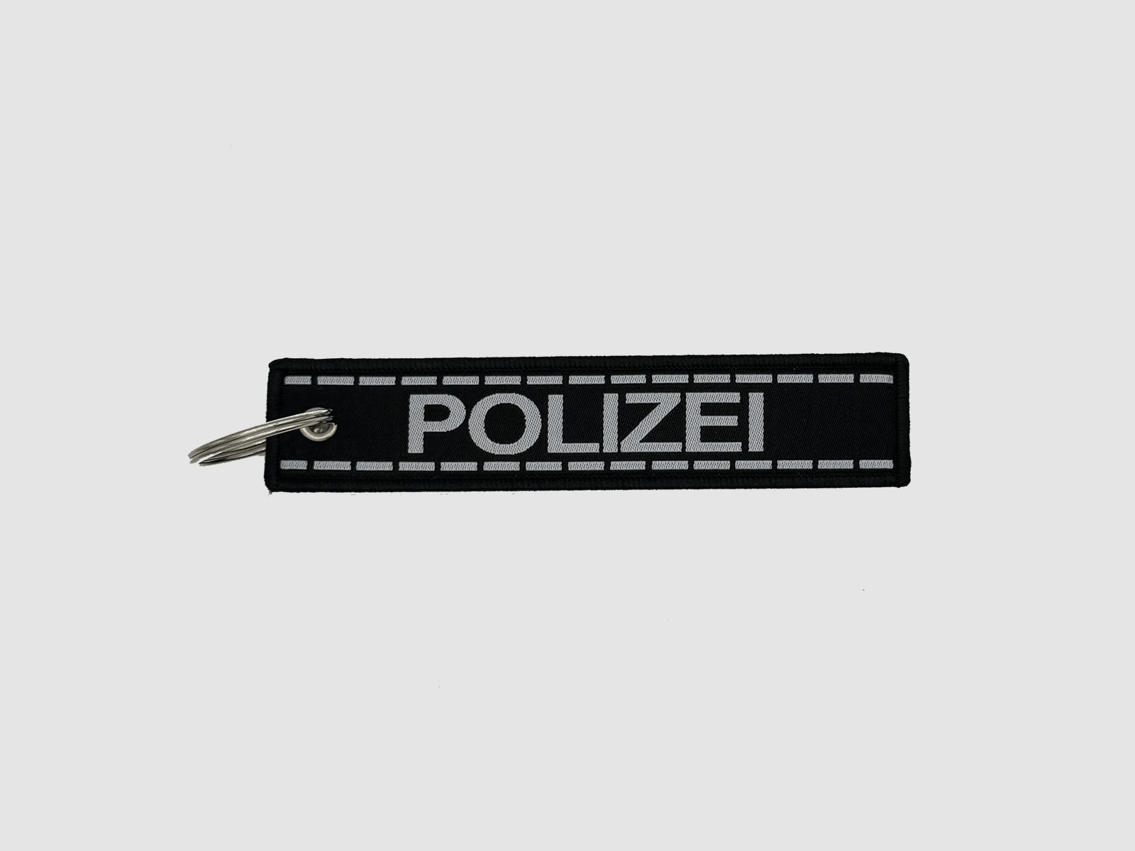 Polizei Schwarz Schlüsselanhänger