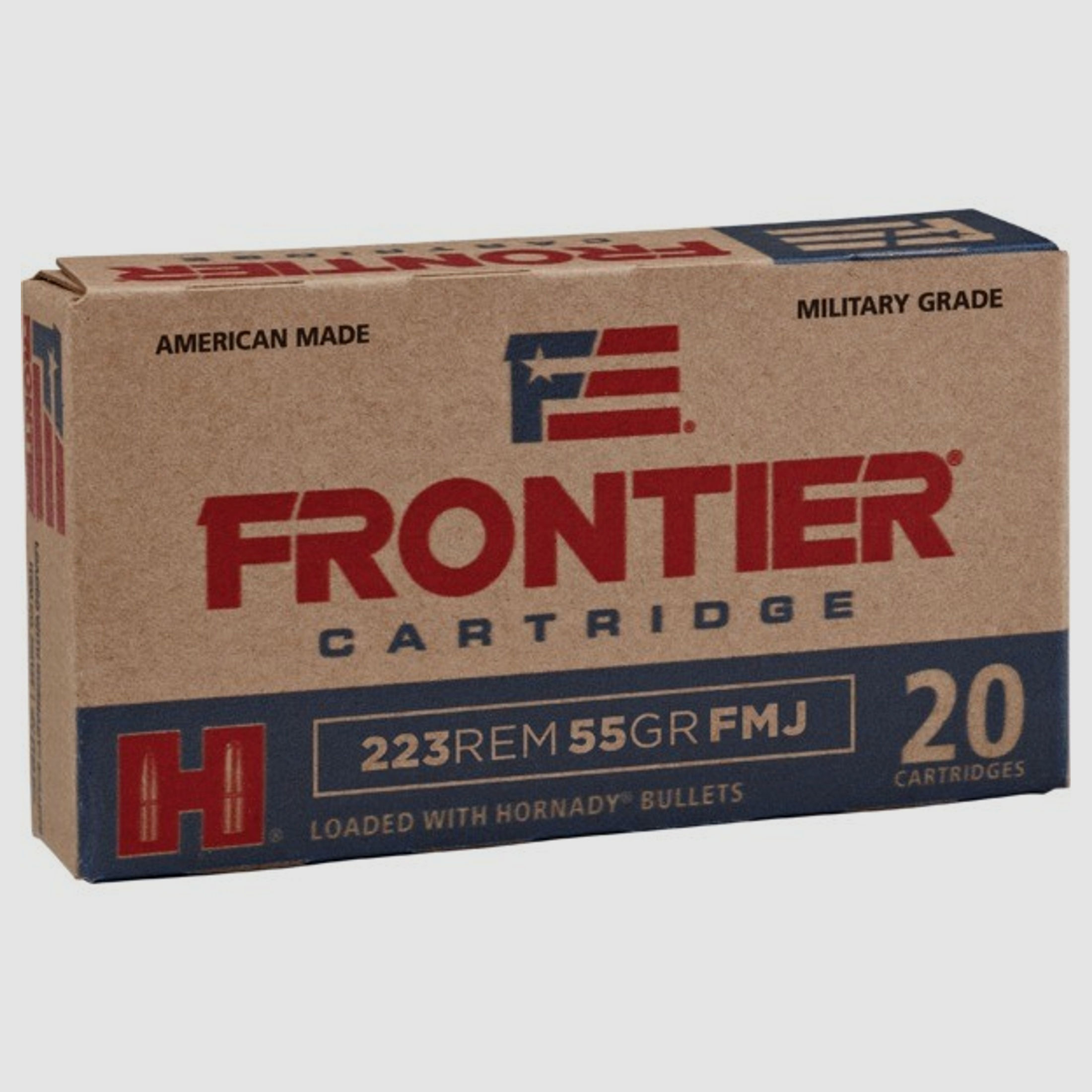 HOR FR160 FRONTIER AMMO .223 REM 68GR BOATTAIL HOLLOW POINT