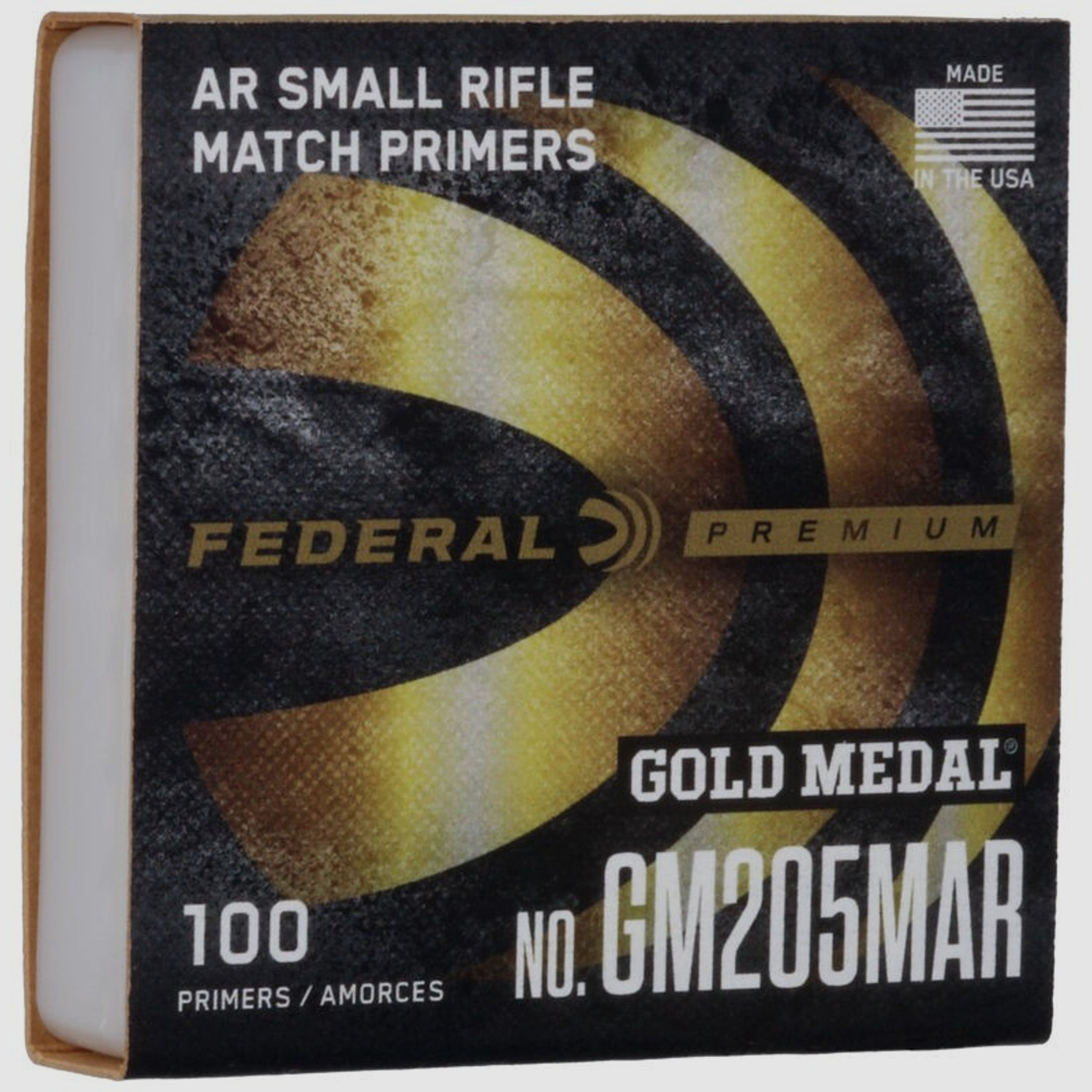 FEDERAL #GM205MAR Gold Medal AR Zündhütchen .205 Small